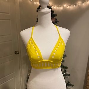 ASOS Yellow Bikini Top
